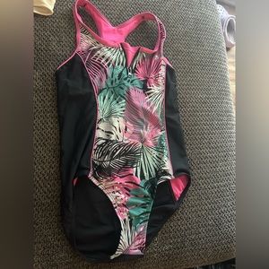 Large child one piece bathing suit ( multicolor)